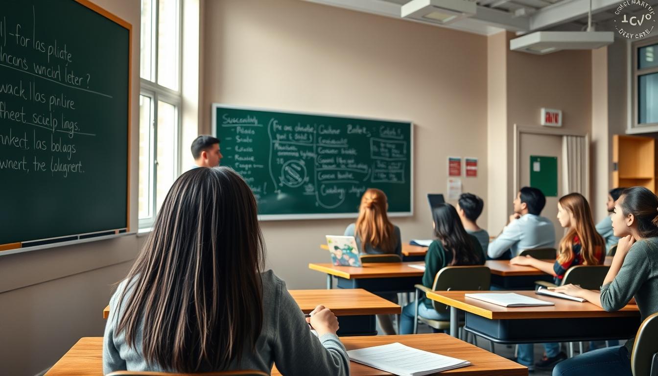 Modern university campus for students